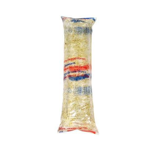 Witte muggenlarven in zakje 100 ml